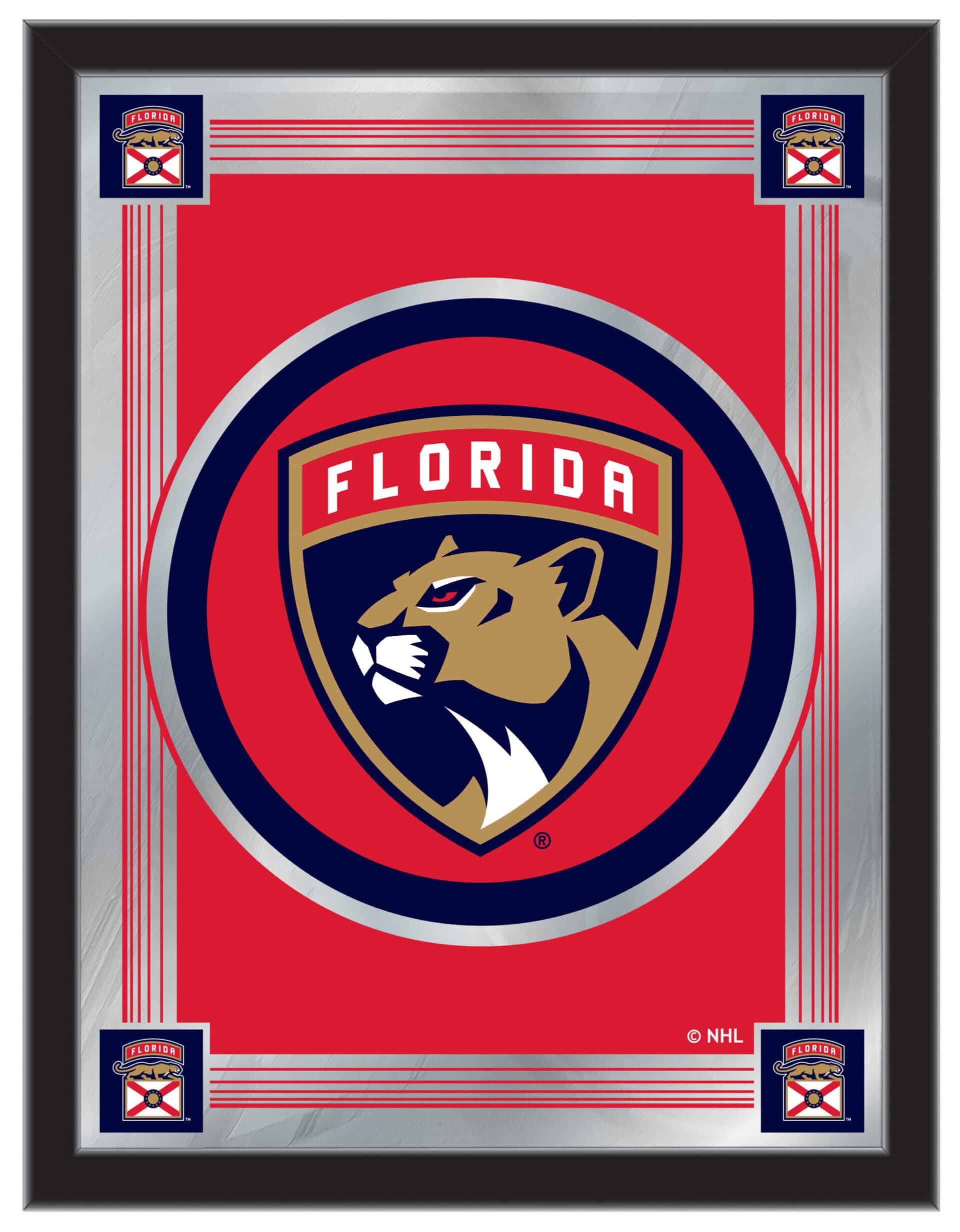 Florida Panthers 17x22 Logo Wall Mirror 4 Florida Panthers 17x22 Logo Wall Mirror