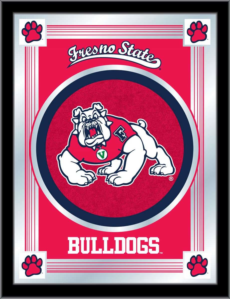 Fresno State University 17x22 Logo Wall Mirror 1 Fresno State University 17x22 Logo Wall Mirror