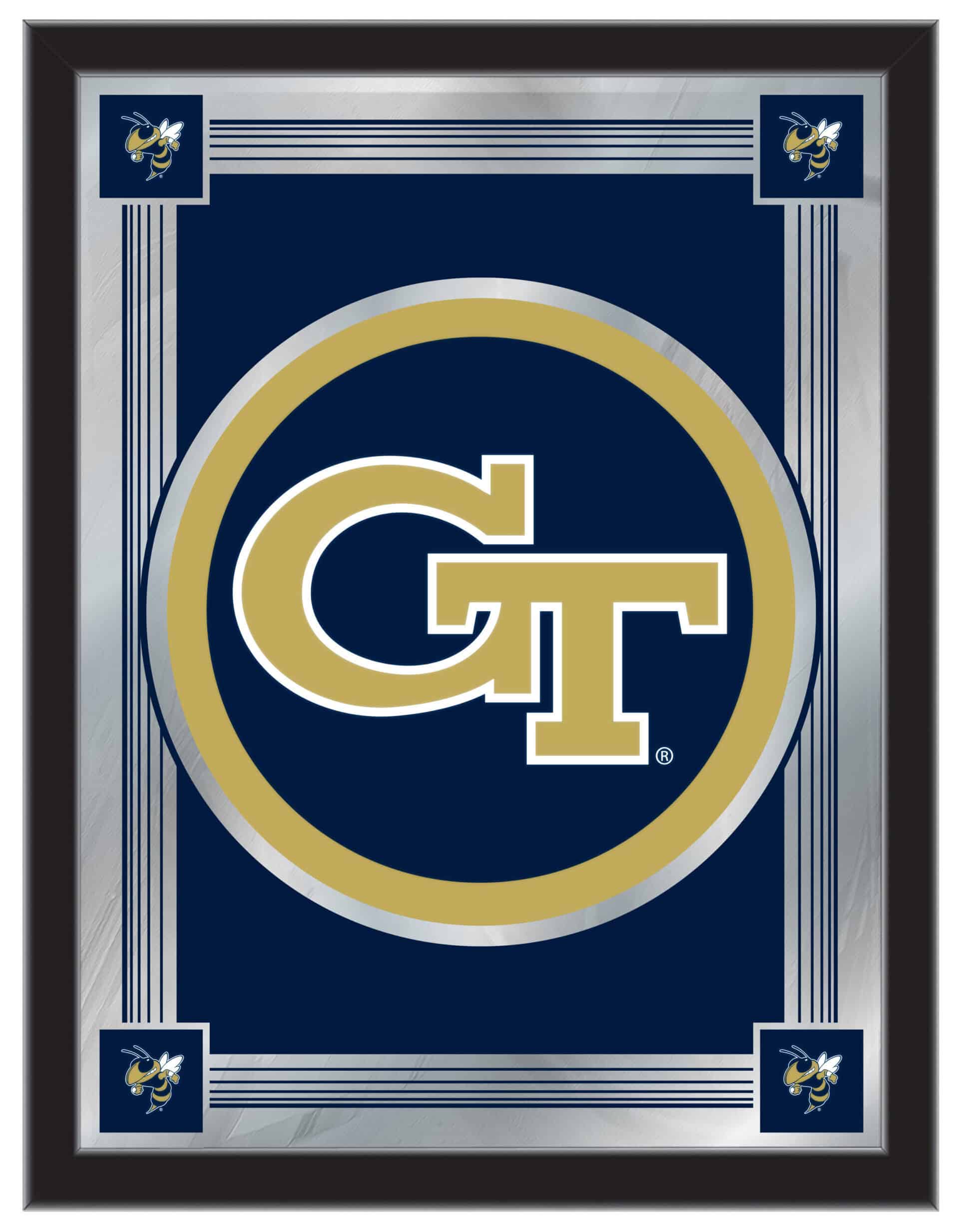 Georgia Tech 17x22 Logo Wall Mirror 4 Georgia Tech 17x22 Logo Wall Mirror