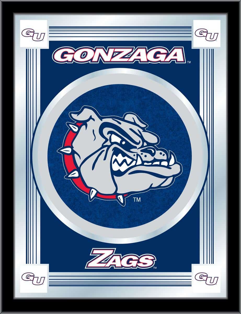 Gonzaga 17x22 Logo Wall Mirror 1 Gonzaga 17x22 Logo Wall Mirror