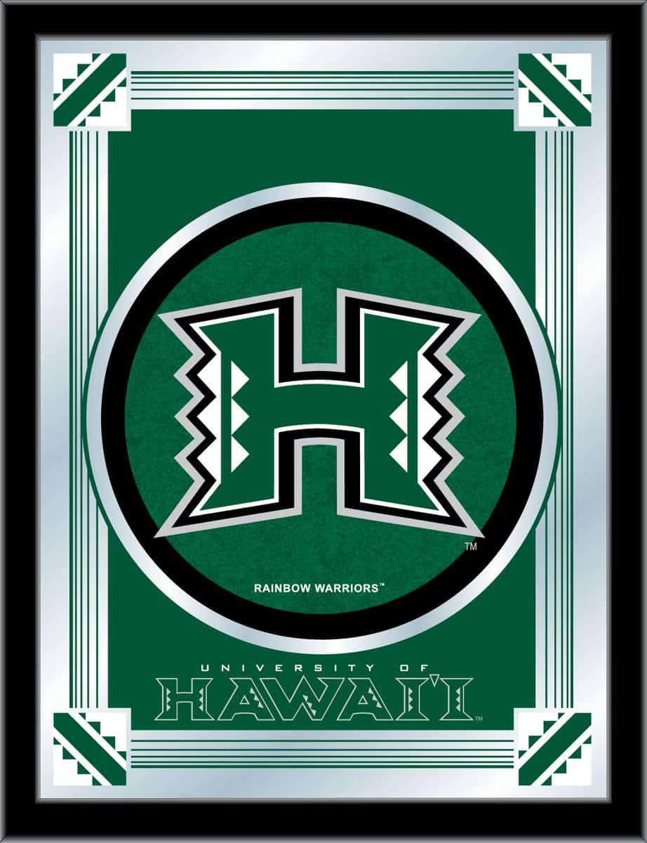 University of Hawaii 17x22 Logo Wall Mirror 1 University of Hawaii 17x22 Logo Wall Mirror