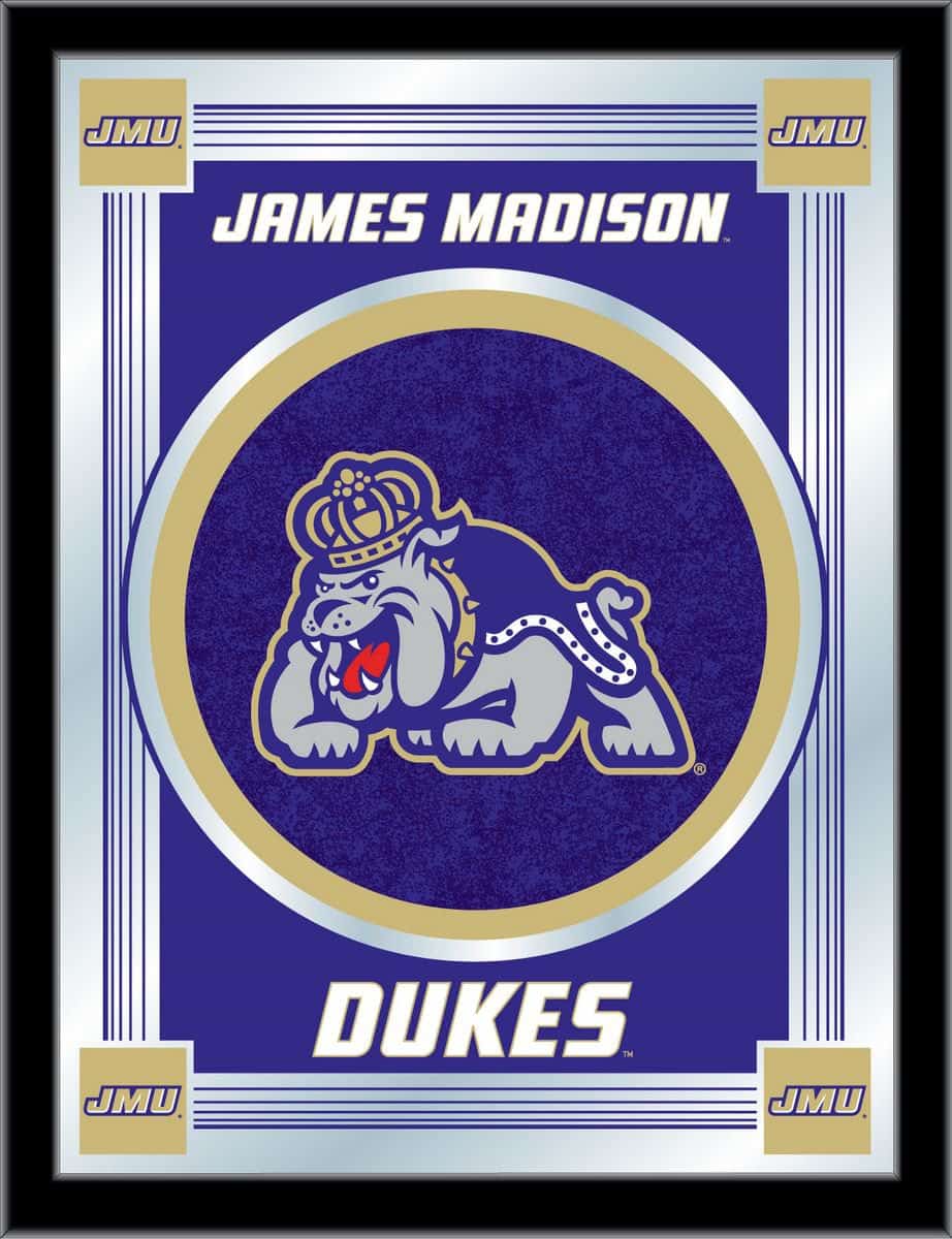 James Madison University 17x22 Logo Wall Mirror 1 James Madison University 17x22 Logo Wall Mirror