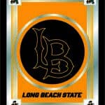 Long Beach State University 17x22 Logo Wall Mirror