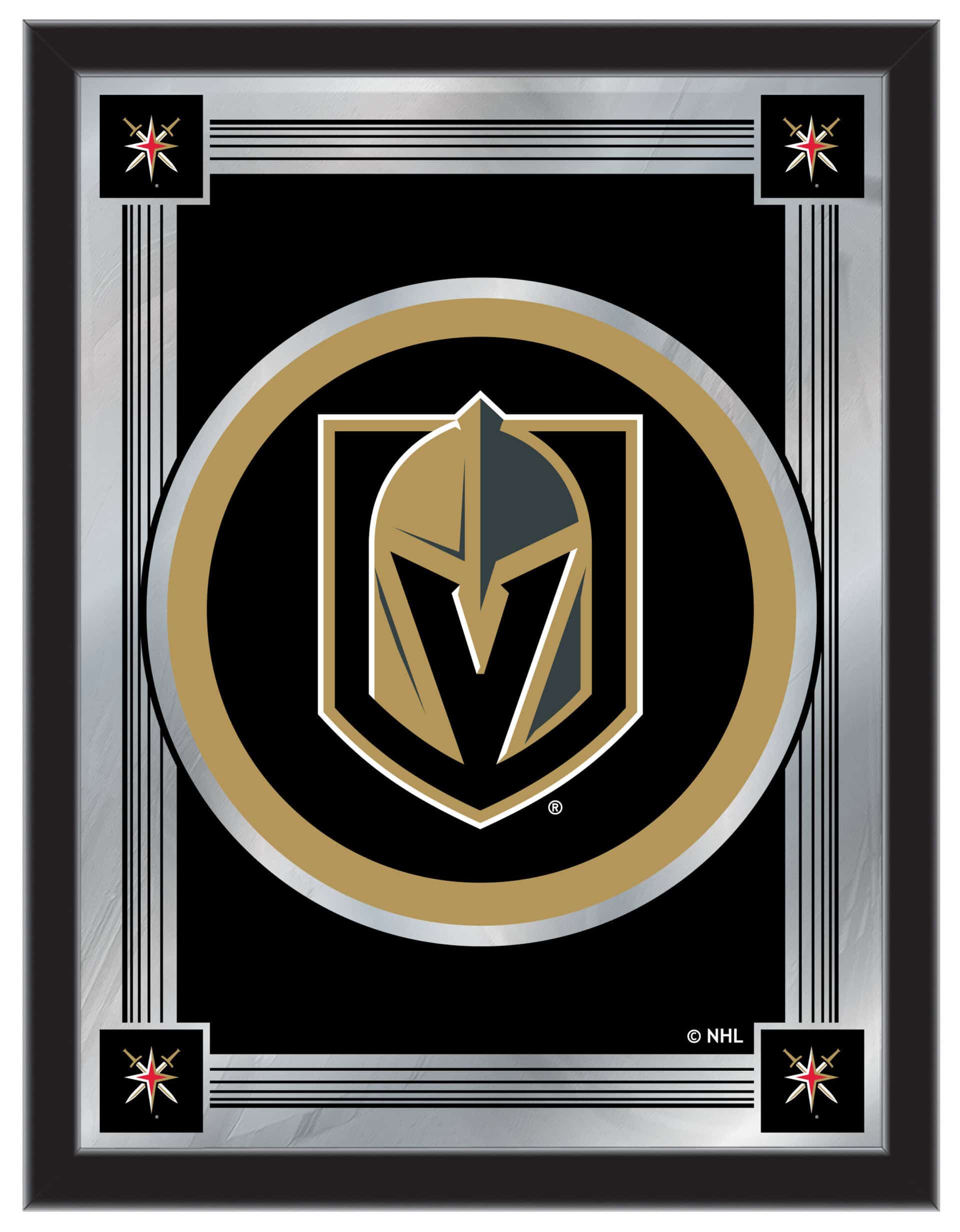 Vegas Golden Knights 17x22 Logo Wall Mirror 4 Vegas Golden Knights 17x22 Logo Wall Mirror