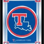 Louisiana Tech University 17x22 Logo Wall Mirror