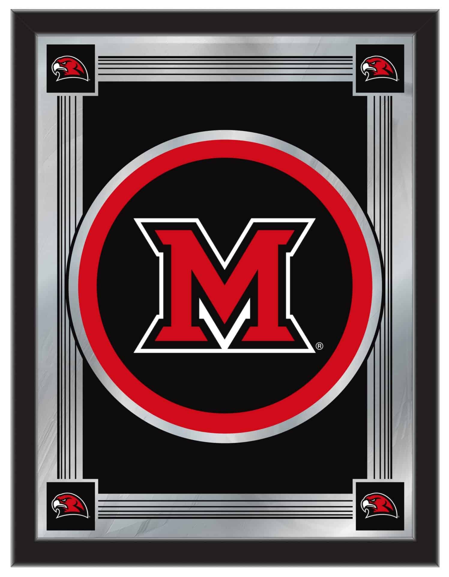 Miami University (OH) 17x22 Logo Wall Mirror 1 Miami University (OH) 17x22 Logo Wall Mirror