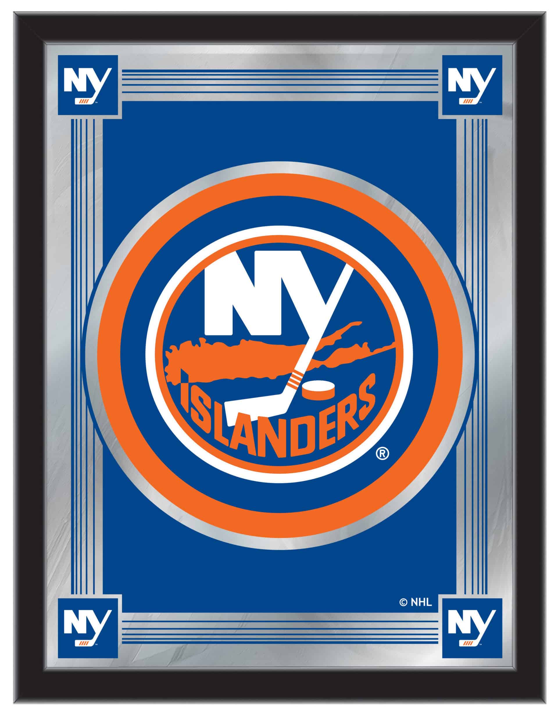 New York Islanders 17x22 Logo Wall Mirror 4 New York Islanders 17x22 Logo Wall Mirror