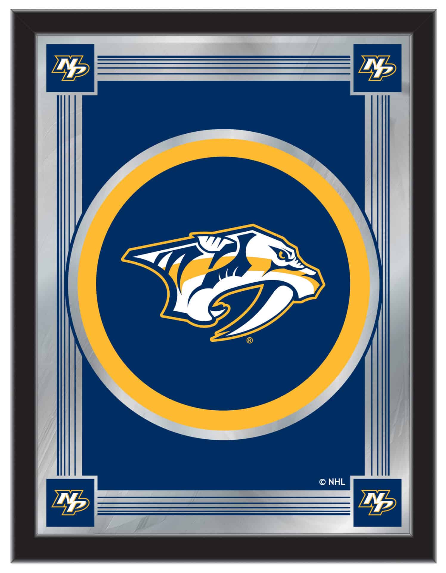 Nashville Predators 17x22 Logo Wall Mirror 1 Nashville Predators 17x22 Logo Wall Mirror