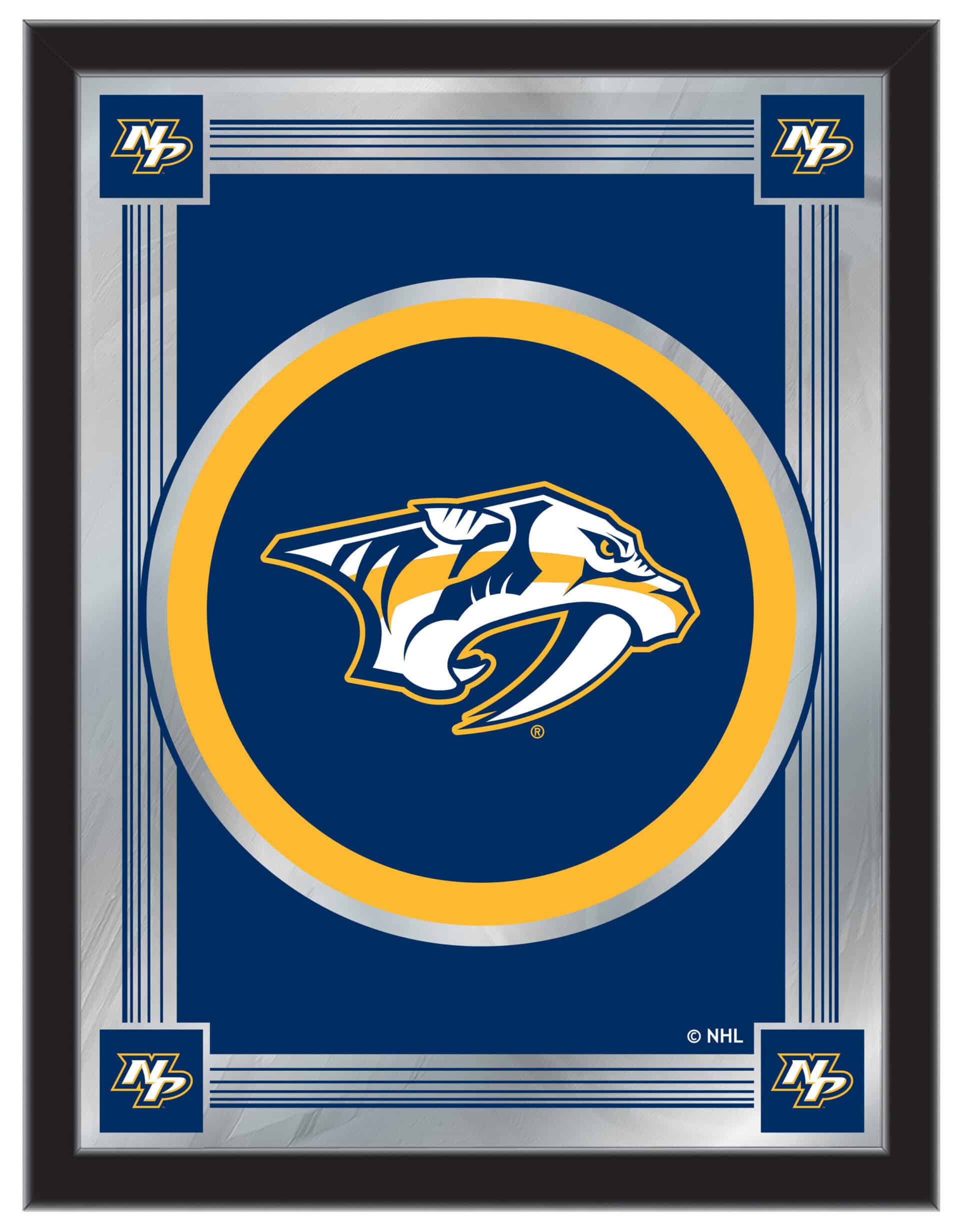 Nashville Predators 17x22 Logo Wall Mirror 4 Nashville Predators 17x22 Logo Wall Mirror