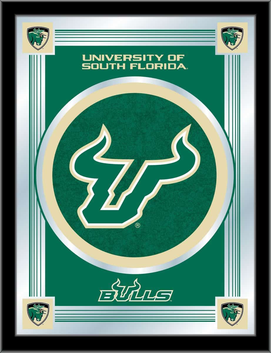 University of South Florida 17x22 Logo Wall Mirror 1 University of South Florida 17x22 Logo Wall Mirror