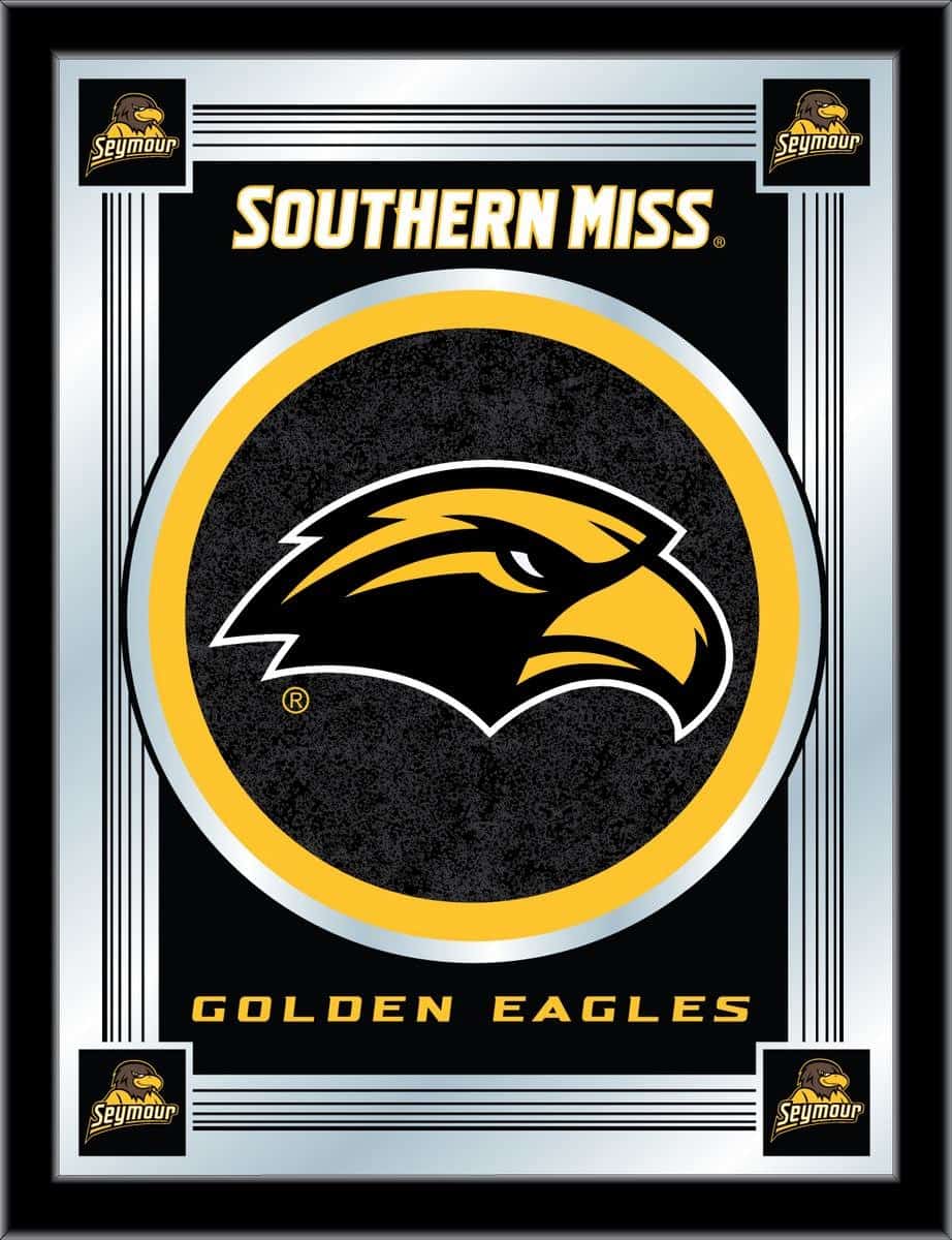 University of Southern Mississippi 17x22 Logo Wall Mirror 1 University of Southern Mississippi 17x22 Logo Wall Mirror