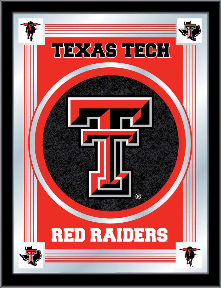 Texas Tech University 17x22 Logo Wall Mirror 1 Texas Tech University 17x22 Logo Wall Mirror