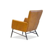 MORISSON Vintage Whiskey Leather Lounge Chair Black Legs 10 MORISSON Vintage Whiskey Leather Lounge Chair Black Legs