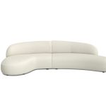 MORITZ 2-Piece Alabaster Tweed Left Chaise Sectional Sofa 4 MORITZ 2-Piece Alabaster Tweed Left Chaise Sectional Sofa
