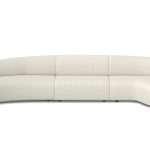 MORITZ 3-Piece Alabaster Tweed Right Chaise Sectional Sofa 5 MORITZ 3-Piece Alabaster Tweed Right Chaise Sectional Sofa