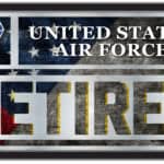 United States Air Force 26x15 Retired Wall Mirror 4 United States Air Force 26x15 Retired Wall Mirror