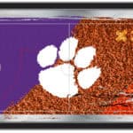 Clemson 26x15 Soccer Wall Mirror 4 Clemson 26x15 Soccer Wall Mirror