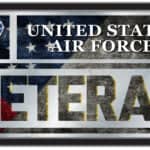 United States Air Force 26x15 Veteran Wall Mirror