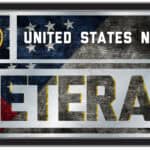 United States Navy 26x15 Veteran Wall Mirror