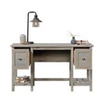 Rustic Light Oak 2 Drawer Storage Office Desk