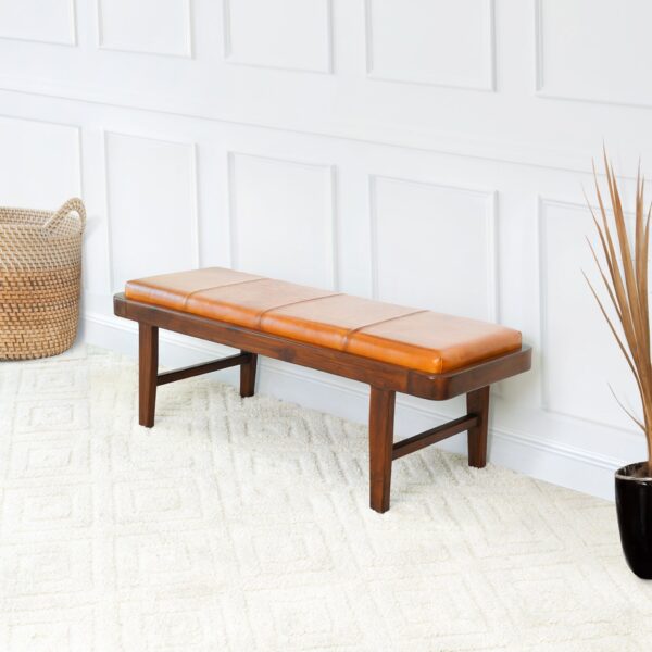 MaddoxBench TanLeather 4