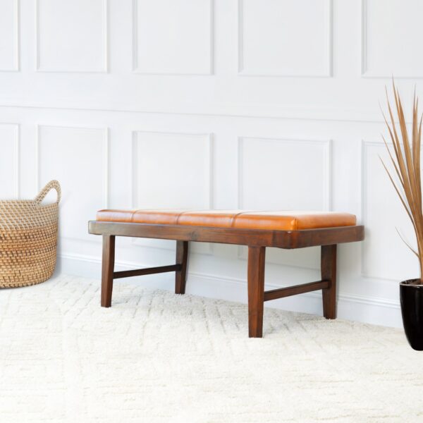 MaddoxBench TanLeather 5