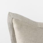 Mae 14L x 26W Beige Fabric Decorative Pillow Cover