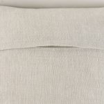 Mae 20L x 20W Beige Fabric Decorative Pillow Cover