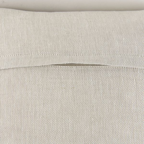 Mae 20L x 20W Beige Fabric Decorative Pillow Cover 9