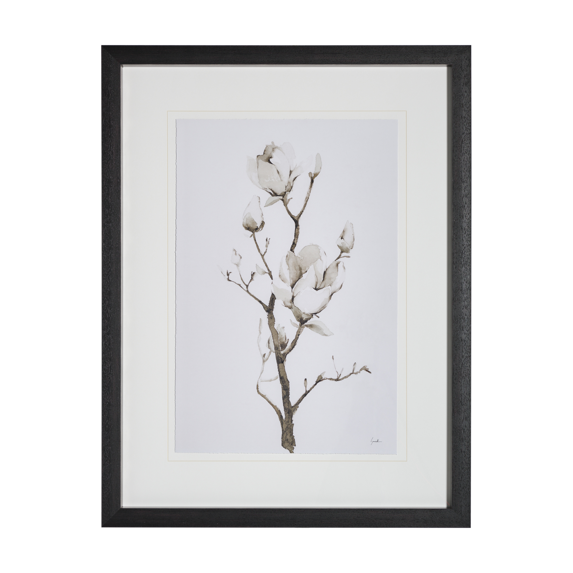 Magnolia II by Gabrielle C a Framed Art Print Matted under Glass 1 Magnolia II by Gabrielle C a Framed Art Print Matted under Glass