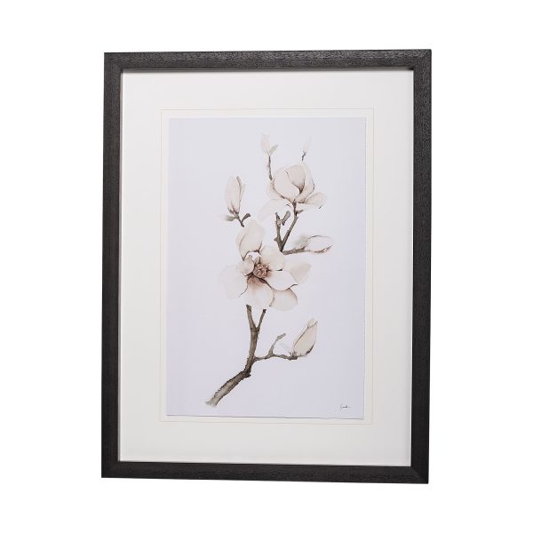 Magnolia III by Gabrielle C a Framed Art Print Matted under Glass