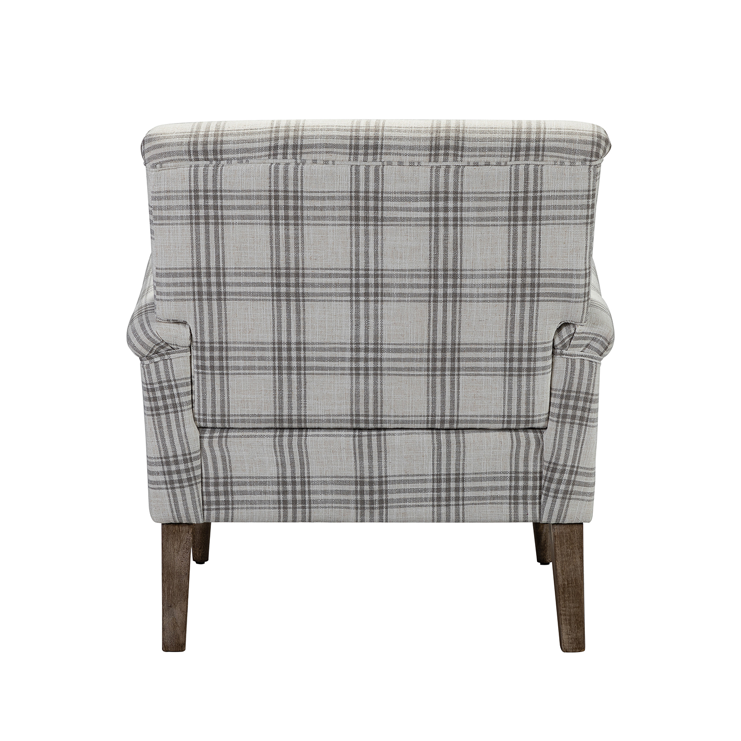 Malia Pine Glam Accent Armchair with Carved Wood Legs 3 Malia Pine Glam Accent Armchair with Carved Wood Legs - Image 3