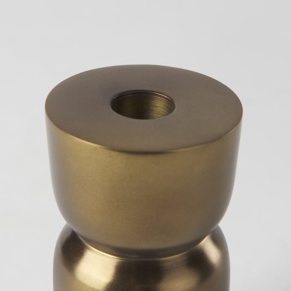 Malta Aluminum Candle Holder Small 6