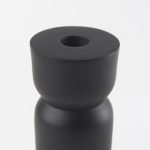 Malta Black Large Metal Candle Holder