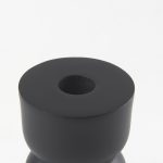 Malta Black Large Metal Candle Holder
