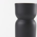 Malta Black Large Metal Candle Holder