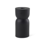 Malta Small Black Metal Candle Holder