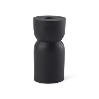 Malta Small Black Metal Candle Holder