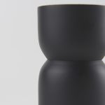 Malta Small Black Metal Candle Holder