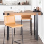 Mara 26 Contemporary Black Metal Camel Faux Leather Counter Stools (Set of 2) 23 Mara 26 Contemporary Black Metal Camel Faux Leather Counter Stools (Set of 2)