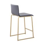 Mara 26 Contemporary Gold and Grey Counter Stools (Set of 2) 18 Mara 26 Contemporary Gold and Grey Counter Stools (Set of 2)