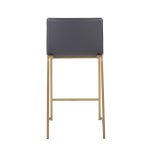 Mara 26 Contemporary Gold and Grey Counter Stools (Set of 2) 19 Mara 26 Contemporary Gold and Grey Counter Stools (Set of 2)