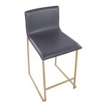 Mara 26 Contemporary Gold and Grey Counter Stools (Set of 2) 21 Mara 26 Contemporary Gold and Grey Counter Stools (Set of 2)