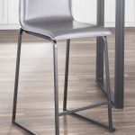 Mara 26 Inch Contemporary Black Metal Grey Faux Leather Counter Stools (Set of 2) 22 Mara 26 Inch Contemporary Black Metal Grey Faux Leather Counter Stools (Set of 2)