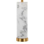 Marbella White Marble and Brass Table Lamps (Set of 2) 19 Marbella White Marble and Brass Table Lamps (Set of 2)