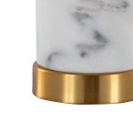 Marbella White Marble and Brass Table Lamps (Set of 2) 20 Marbella White Marble and Brass Table Lamps (Set of 2)