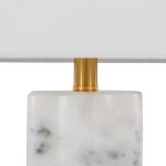 Marbella White Marble and Brass Table Lamps (Set of 2) 21 Marbella White Marble and Brass Table Lamps (Set of 2)