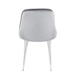 Marcel Blue Velvet Contemporary Dining Chairs (Set of 2) 14 Marcel Blue Velvet Contemporary Dining Chairs (Set of 2)