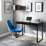 Marcel Chrome Navy Velvet Contemporary Dining Chairs (Set of 2) 14 Marcel Chrome Navy Velvet Contemporary Dining Chairs (Set of 2)