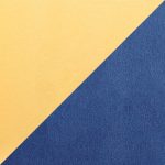Marcel Contemporary Blue Velvet Dining Chairs with Gold Legs (Set of 2) (Set of 2)